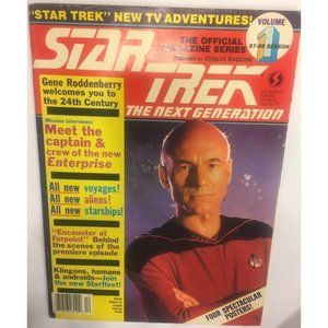 Vintage STAR TREK The Next Generation Magazine December 87-88 UNREAD NEW